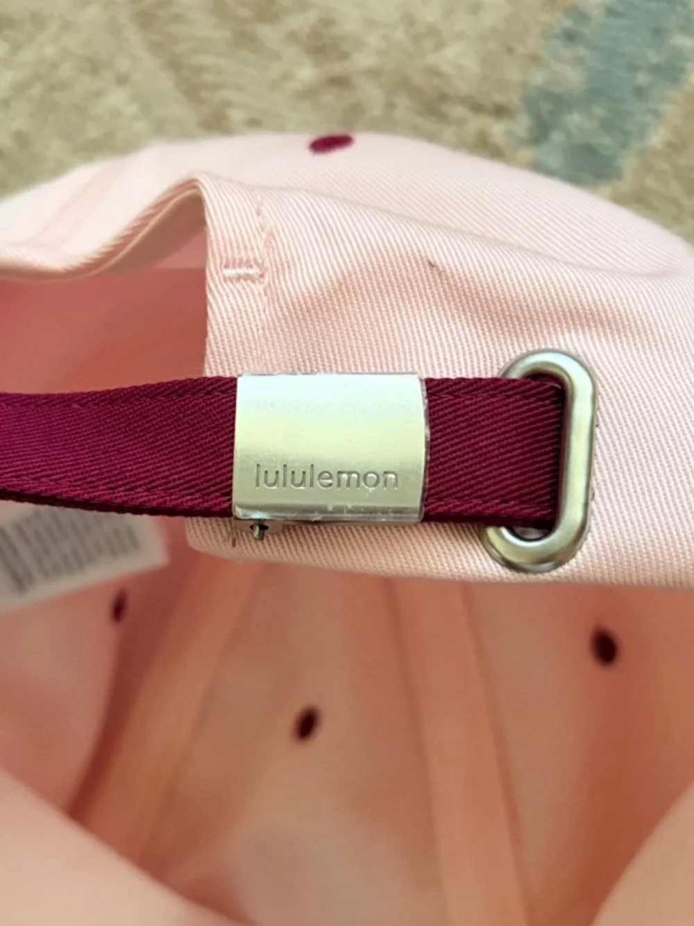 lululemon athletica Pink and Maroon Two-Tone Baseball Hat